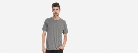 kit 2 - gola c masculina grafite mescla