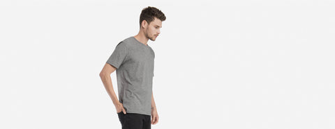 kit 2 - gola c masculina grafite mescla