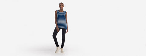 regata longa listrada off-white e náutico