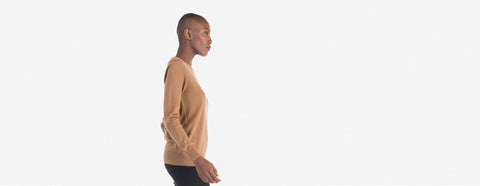 suéter gola c camel