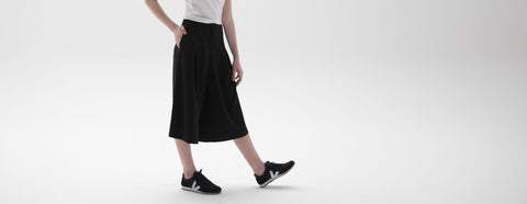 saia-calça crepe preto