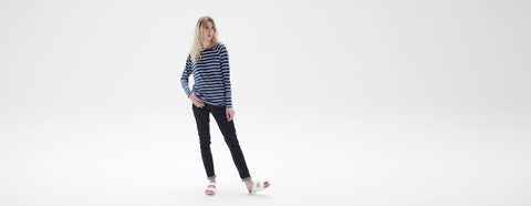 gola canoa listrada off-white e náutico