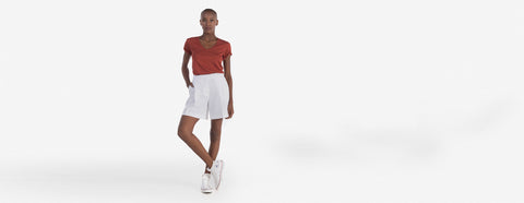 bermuda crepe branco