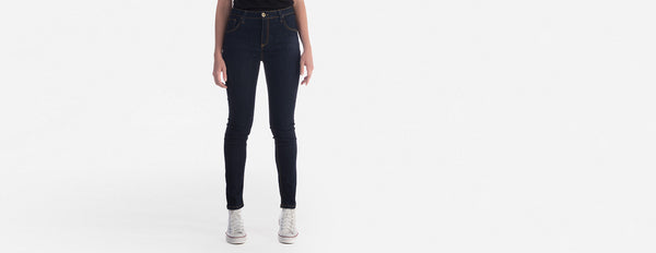 calça jeans feminina índigo escuro