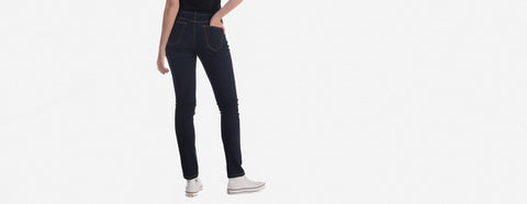 calça jeans feminina índigo escuro