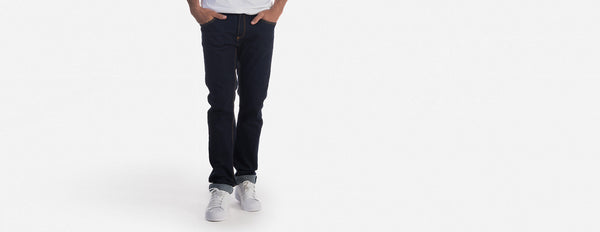 calça jeans masculina índigo escuro