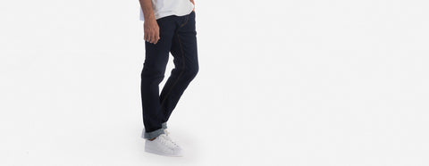 calça jeans masculina índigo escuro