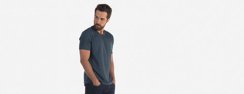 camiseta gola c manga curta báltico