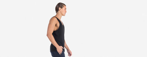 regata masculina preto