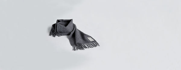 scarf de lã chumbo