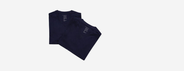 kit 2 - gola v masculina marinho