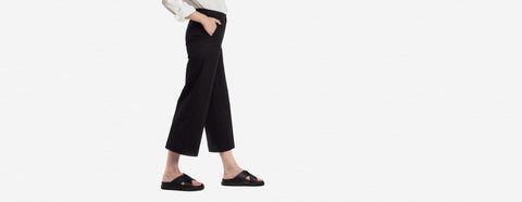 calça sarja midi preto