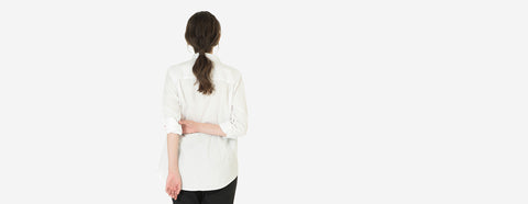 camisa clássica branco