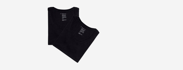 Para Ela - Camiseta Gola U Manga Curta preto