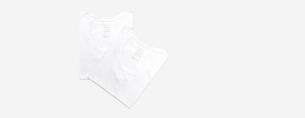 Para Ela - Camiseta Gola U Manga Curta branco