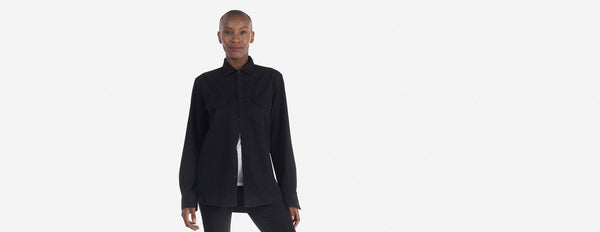 camisa de flanela preto