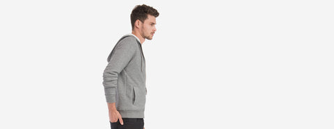 moletom slim grafite mescla