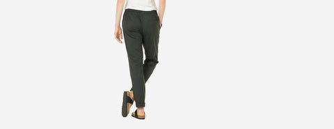 calça com elástico asfalto