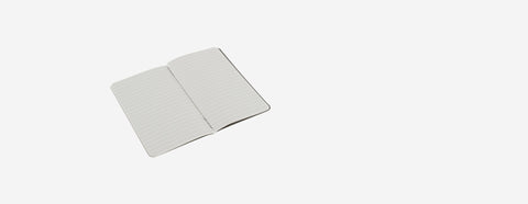 Moleskine Cahier Pautado Bolso (kit com 3) preto