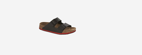 birkenstock - Arizona preto e vermelho