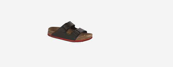 birkenstock - Arizona preto e vermelho