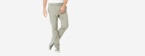 calça chino cinza