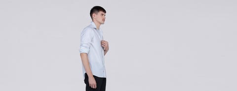 camisa clássica pima listras pretas