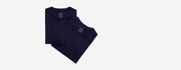 kit 2 - gola c masculina marinho