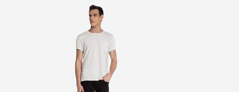 kit duas gola c bolso  branco marinho