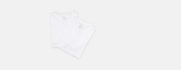 kit 2 - gola c masculina branco