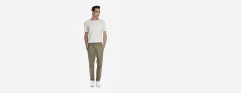 calça com elástico cerrado