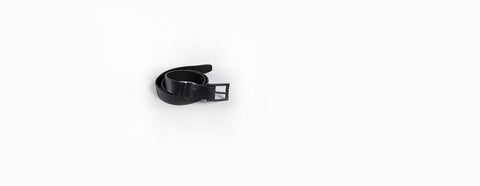 cinto de couro preto
