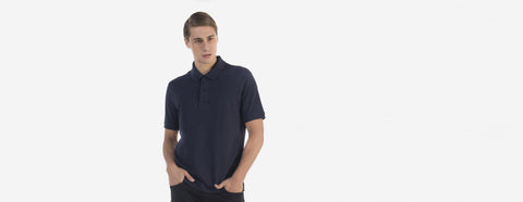kit 2 - camisa polo marinho