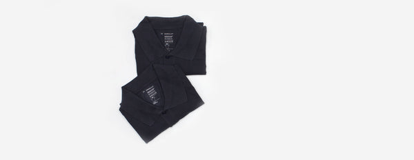 kit 2 - camisa polo marinho