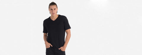 kit 2 - gola v masculina branco preto